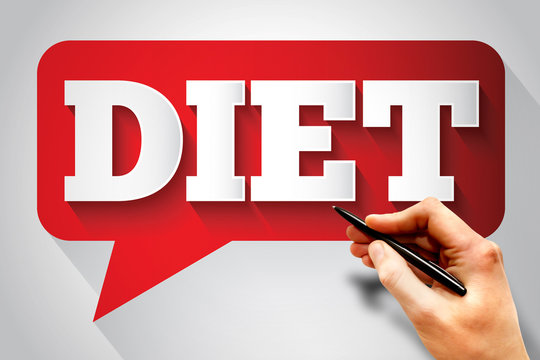 DIET message bubble concept