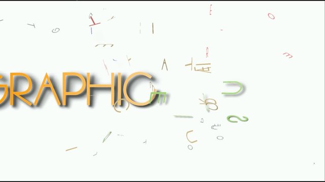 Animation autour du graphisme.