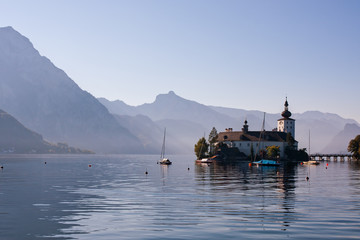 Castle on Traunsee lake in Austria - Schlosshotel Orth