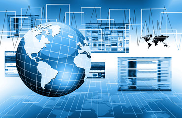 Best Internet Concept of global business from concepts series