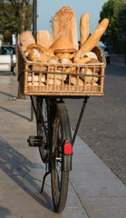 Fahrrad mit Brotkorb