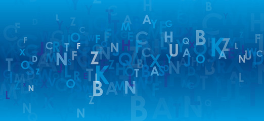 LETTERS BACKGROUND (vector abstract theme)