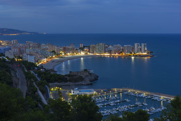 Oropesa in the night