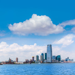 Fototapeta premium New Jersey city skyline at Hudson river New York
