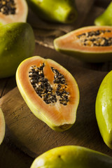 Raw Organic Green Papaya