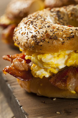 Hearty Breakfast Sandwich on a Bagel