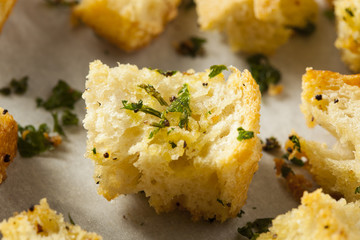 Fresh Homemade French Croutons