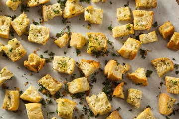 Fresh Homemade French Croutons