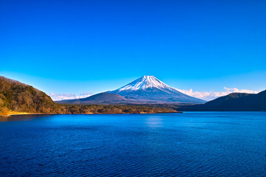 富士山と本栖湖