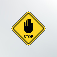 Obraz premium stop sign icon.