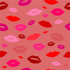 Lips pattern vector