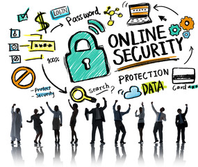 Online Security Protection Internet Safety Success Concept
