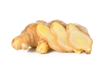 ginger on white background
