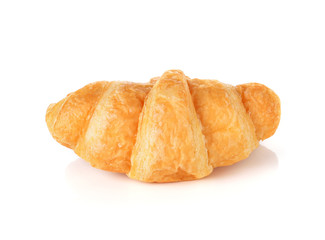 croissant on white background