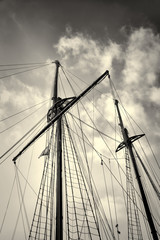 Fototapeta premium Sailboat masts