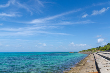 Fototapeta premium Kuroshima West Beach, Prefektura Okinawa