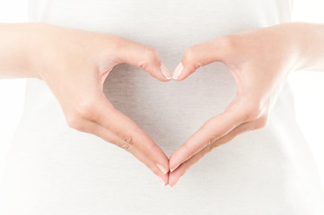 Fototapeta premium Heart shaped hands