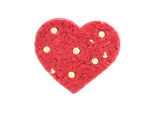 Red heart cookie