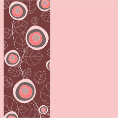 astract rose.flower pattern. vector illustration