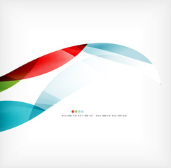 Business wave corporate background