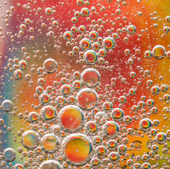 Colorful bubble background