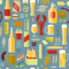 beer pattern colored