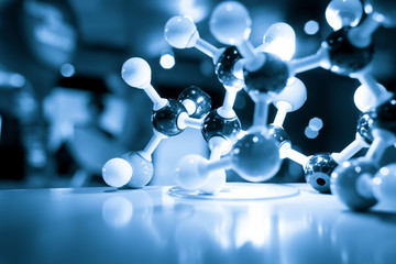 Science Molecule DNA Model Structure, business concept