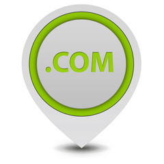 Com pointer icon on white background