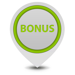 Bonus pointer icon on white background