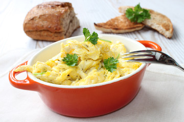 Rührei zum Frühstück