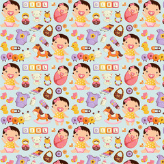 Baby Girl Background