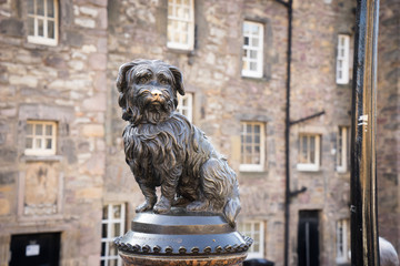 EDINBURGH, SCOTLAND  Bobby a Skye Terrier monument
