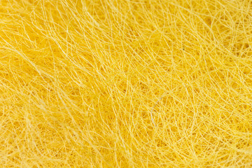 silk yarn from yellow cocoons of the silk worm