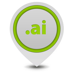 .ai pointer icon on white background