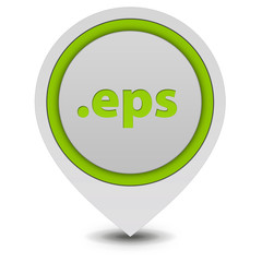 .eps pointer icon on white background