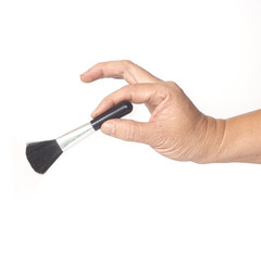 Brush in hand