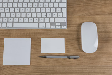 modern keyboard on a desktop