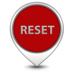 reset pointer icon on white background