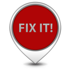 Fix it pointer icon on white background