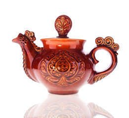 Brown Glossy Teapot