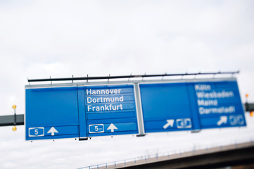 Bundesautobahn 5 highway in Germany