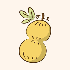vegetable flat icon elements,eps10