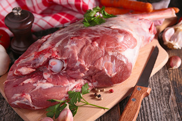 raw lamb