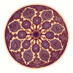 Mosque ceiling art