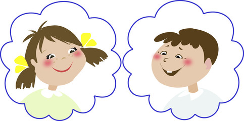 Девочка и мальчик