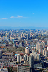 Fototapeta na wymiar Beijing aerial view
