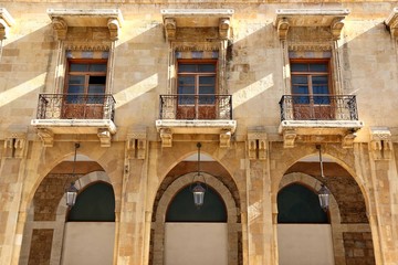 Fototapeta na wymiar Downtown Beirut Architectural Details