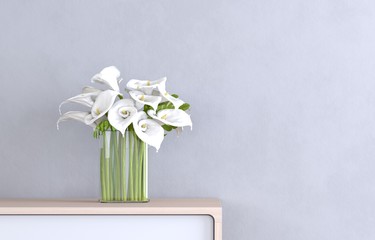 Callas auf sideboard