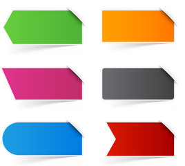 Paper labels.