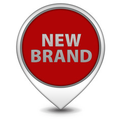 New brand pointer icon on white background